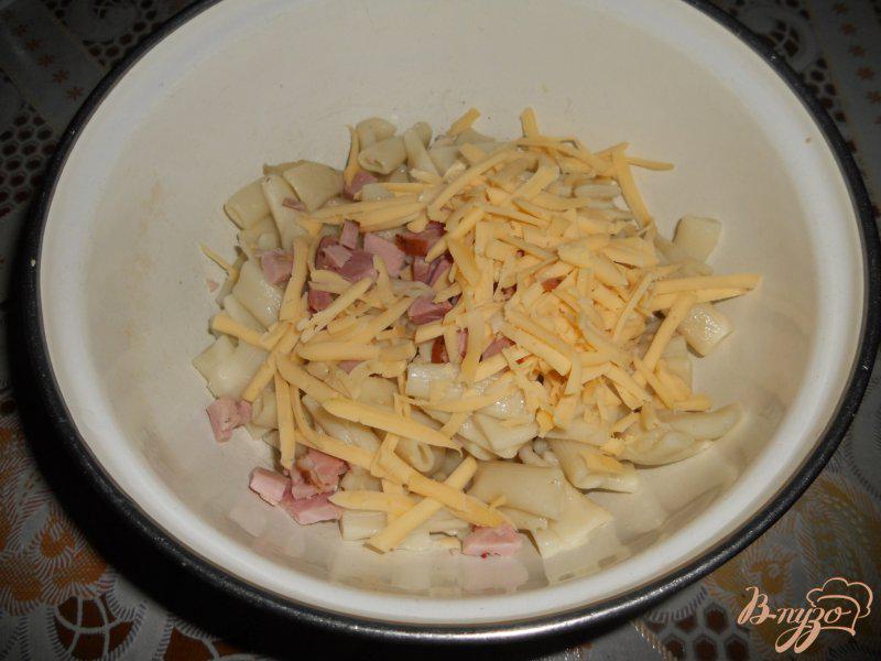 Фото приготовление рецепта: Запеканка из макарон с сыром шаг №2