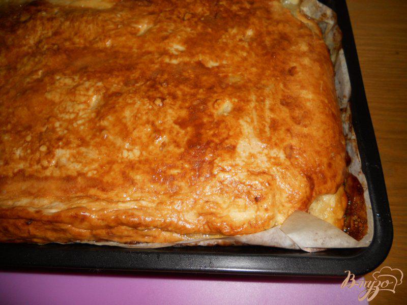 Фото приготовление рецепта: Пирог с лимонной начинкой шаг №12