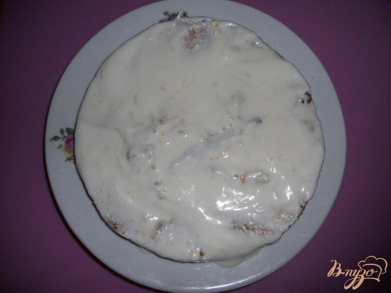 Фото приготовление рецепта: Торт кофейно-лимонный шаг №7