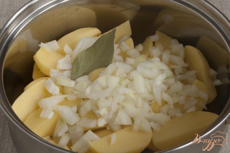 Фото приготовление рецепта: Пюре картофельное с луком шаг №3