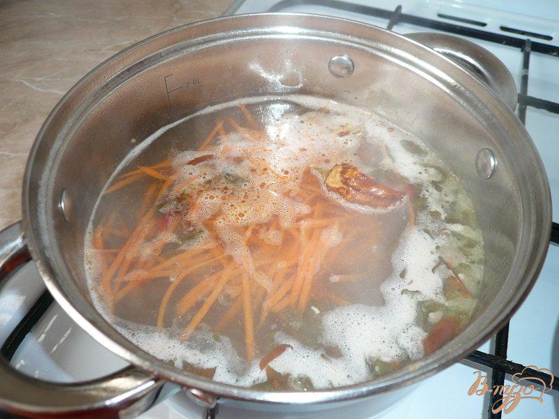 Фото приготовление рецепта: Суп острый с гречкой шаг №5
