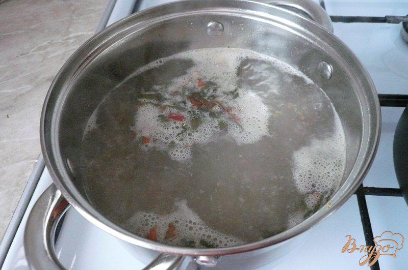 Фото приготовление рецепта: Суп острый с гречкой шаг №4