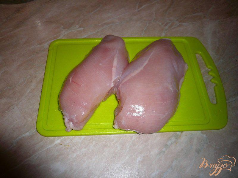 Фото приготовление рецепта: Пастрома из куриной грудки шаг №2