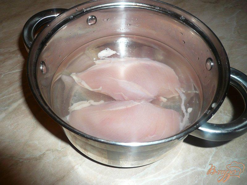 Фото приготовление рецепта: Пастрома из куриной грудки шаг №3