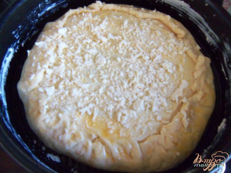 Фото приготовление рецепта: Катлы-паштет (слоеный пирог) с джемом шаг №9