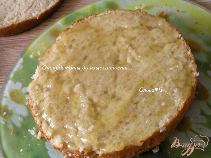 Фото приготовление рецепта: Торт «Дыня и лимон» шаг №8