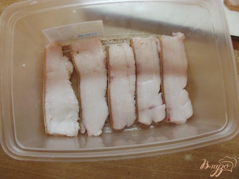 Фото приготовление рецепта: Быстрое свиное сало на закуску шаг №2