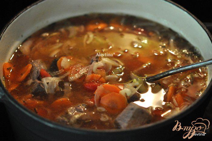 Фото приготовление рецепта: Суп из чечевицы с говядиной шаг №3