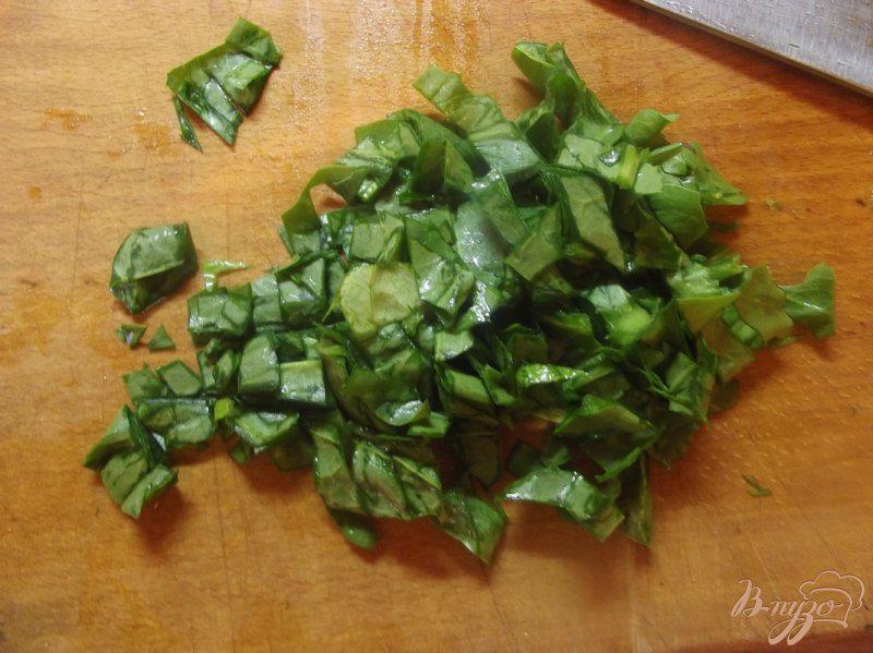 Фото приготовление рецепта: Зеленый весенний салат с кунжутом шаг №2