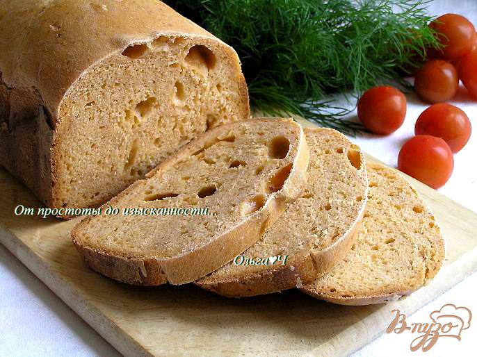 Фото приготовление рецепта: Томатный хлеб с отрубями шаг №5