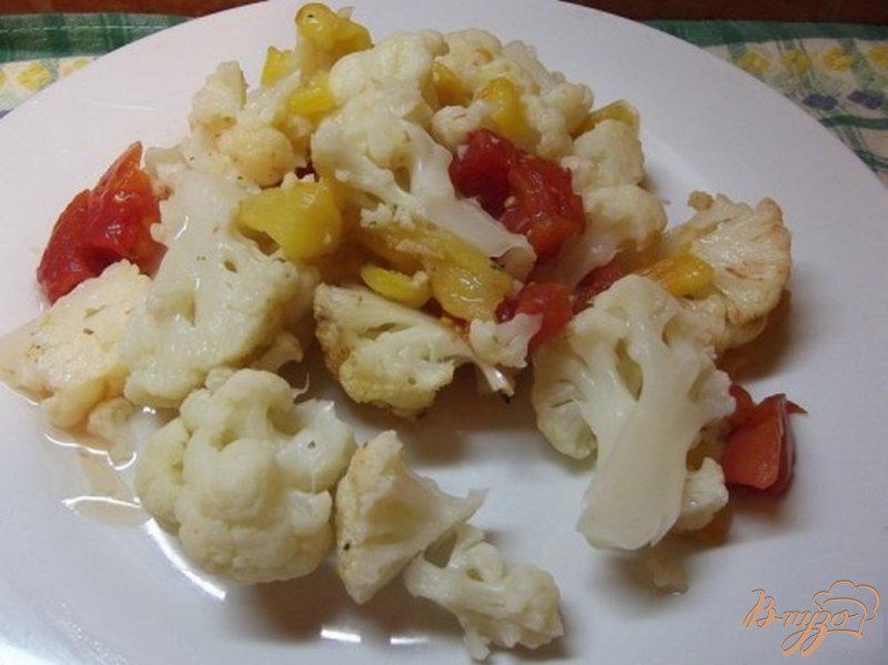 Фото приготовление рецепта: Теплый овощной салат шаг №5
