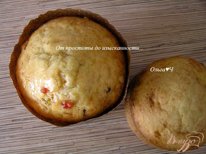 Фото приготовление рецепта: Творожный пасхальный кекс с цукатами шаг №7
