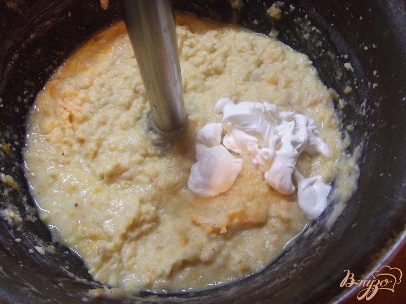 Фото приготовление рецепта: Фасолевый суп -пюре с копчеными колбасками шаг №9