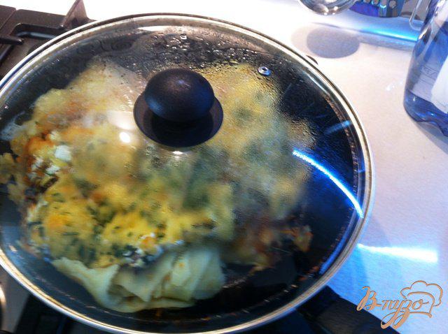 Фото приготовление рецепта: Картофельная запеканка с грибами шаг №9
