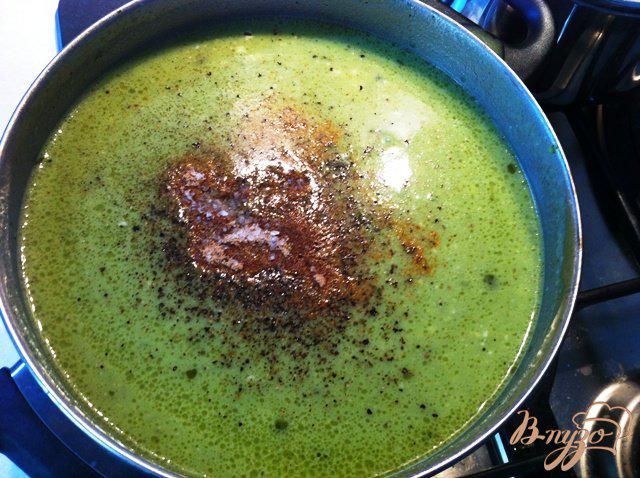 Фото приготовление рецепта: Крем суп из брокколи шаг №11