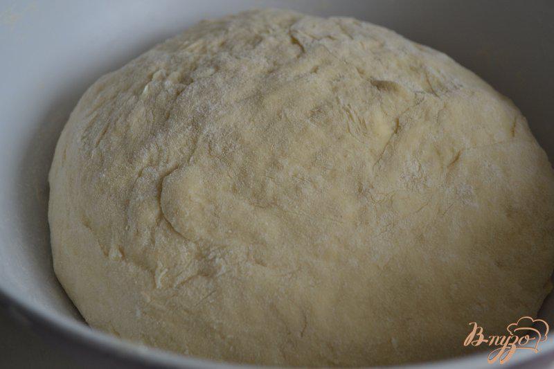 Фото приготовление рецепта: Картофельно-дрожжевые пышки с мясной начинкой шаг №3