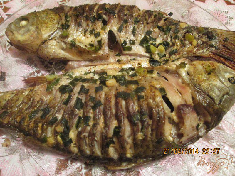 Фото приготовление рецепта: Запеченная рыба  в духовку шаг №4
