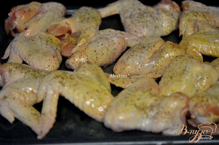 Фото приготовление рецепта: Куриные крылышки с медово-хреновой горчичной глазурью шаг №1