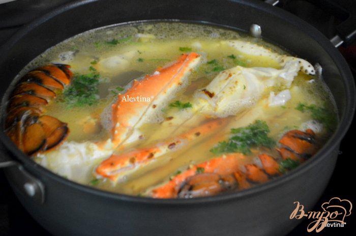 Фото приготовление рецепта: Как приготовить вкусно морепродукты шаг №3