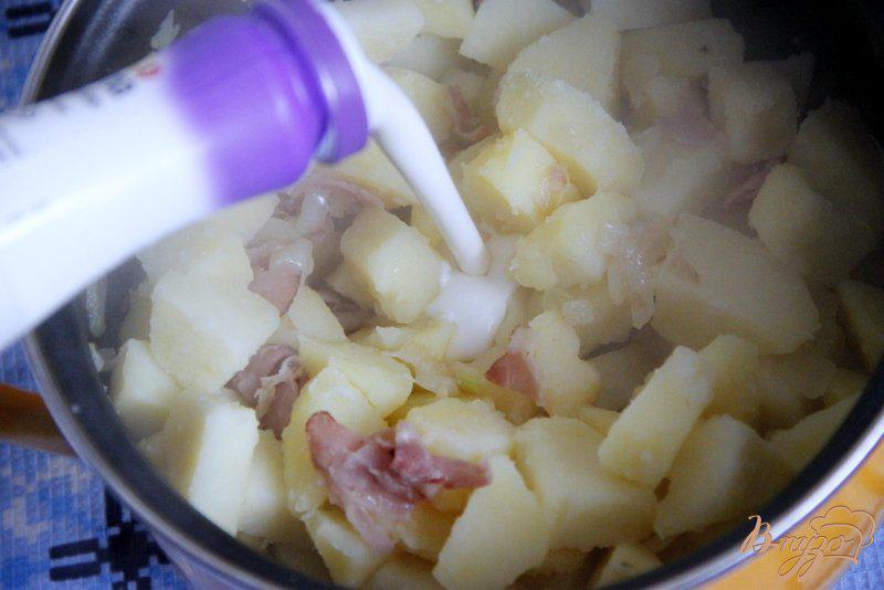 Фото приготовление рецепта: Сливочный картофель шаг №3