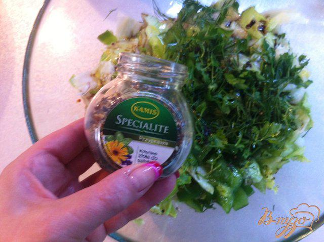 Фото приготовление рецепта: Салат зеленый шаг №8