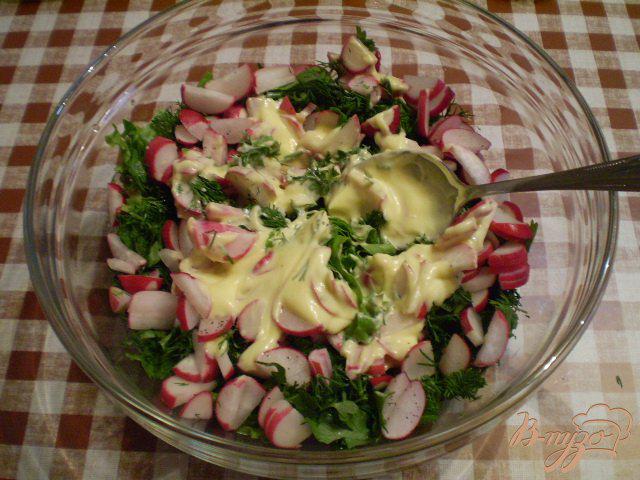 Фото приготовление рецепта: Овощной салат к мясу шаг №5
