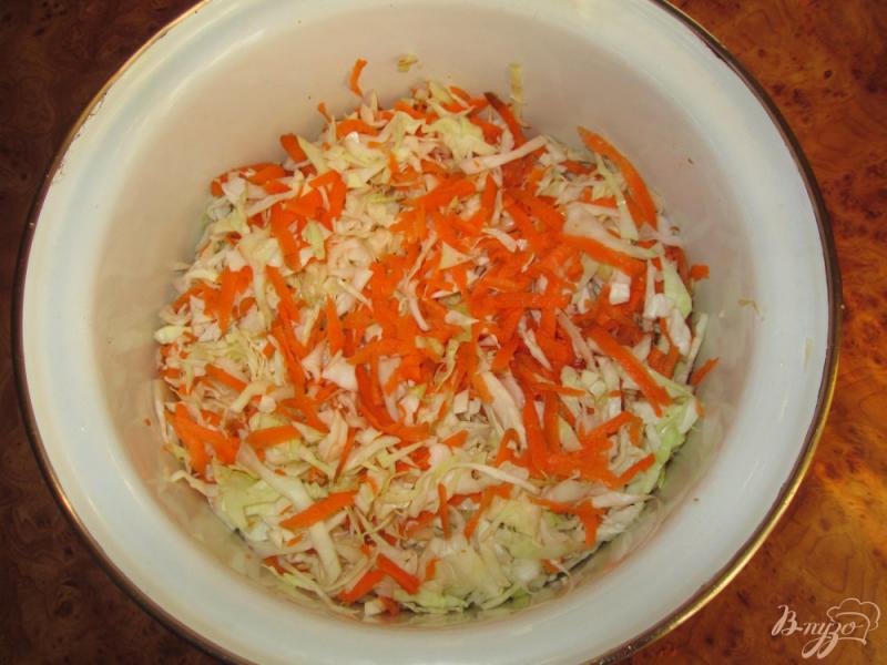 Фото приготовление рецепта: Салат из мяса и белокочанной капусты шаг №3
