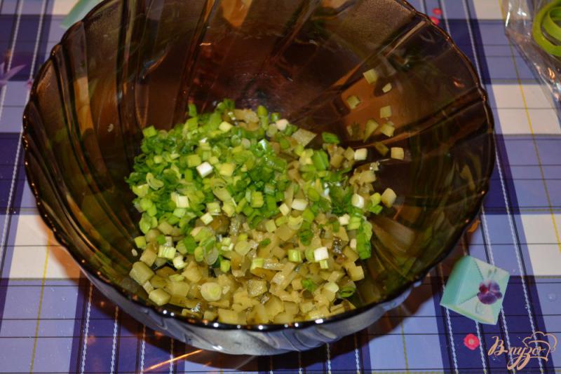 Фото приготовление рецепта: Винегрет из печеных овощей без капусты шаг №3