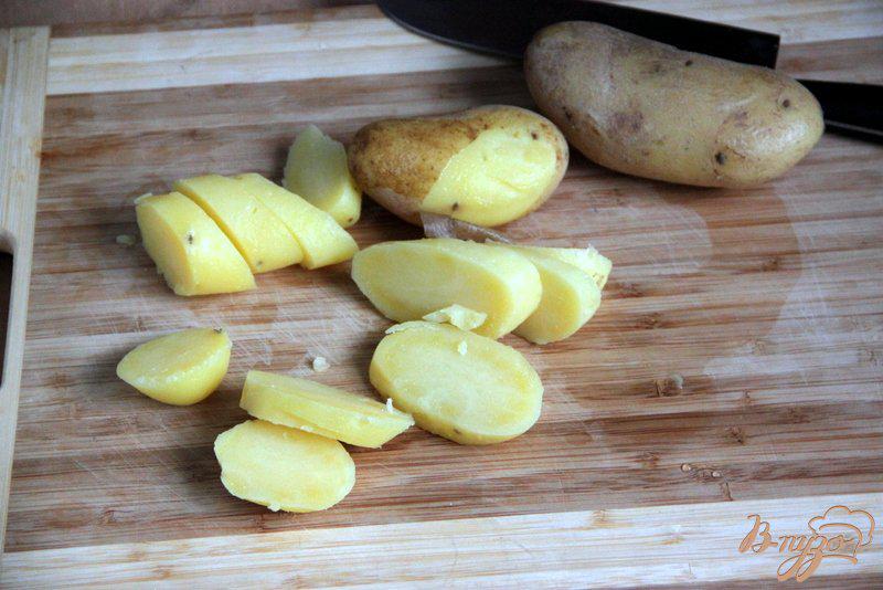 Фото приготовление рецепта: Пикантный гратин из картофеля и кабачка шаг №1