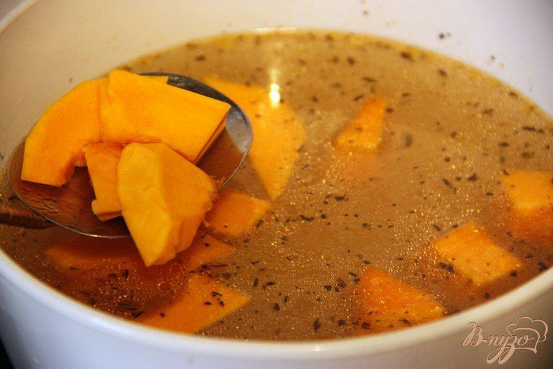 Фото приготовление рецепта: Тыквенный суп с фрикадельками шаг №1