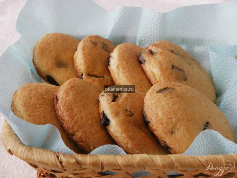Фото приготовление рецепта: Печенье с шоколадом шаг №6