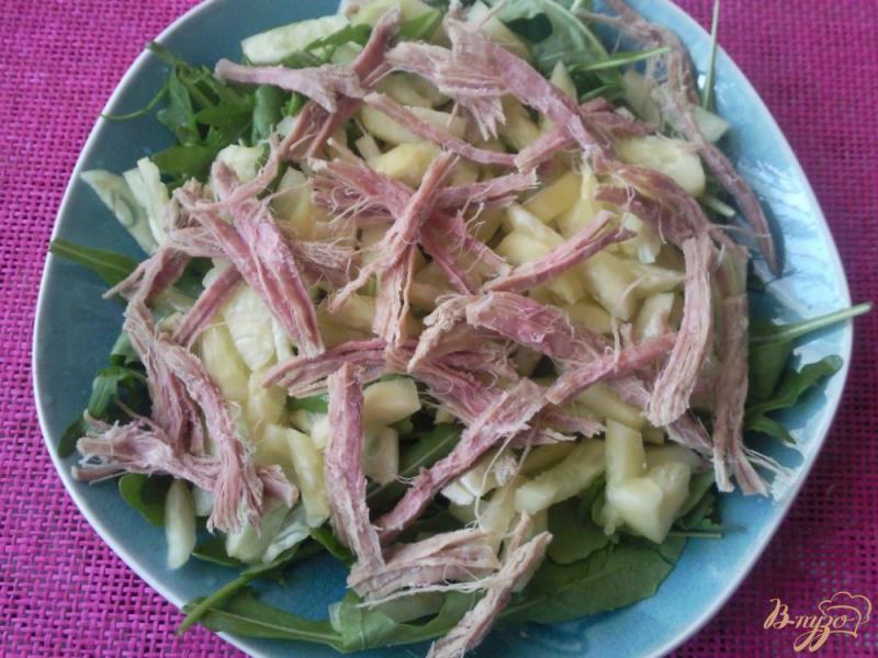 Фото приготовление рецепта: Овощной салат с говядиной шаг №2