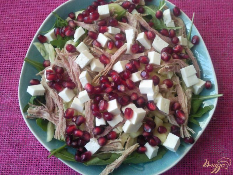 Фото приготовление рецепта: Овощной салат с говядиной шаг №3