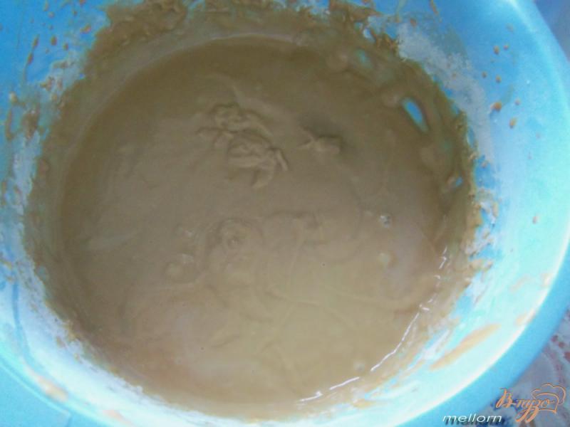 Фото приготовление рецепта: Кофейный торт с заварным кремом (на сковороде) шаг №4