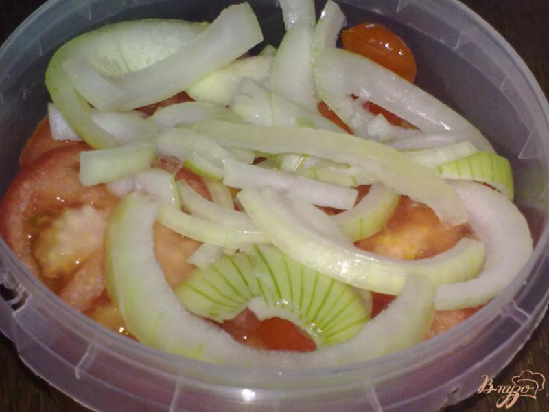 Фото приготовление рецепта: Закуска из томатов шаг №3