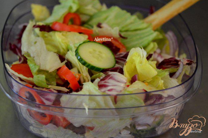 Фото приготовление рецепта: Легкий овощной салат шаг №2
