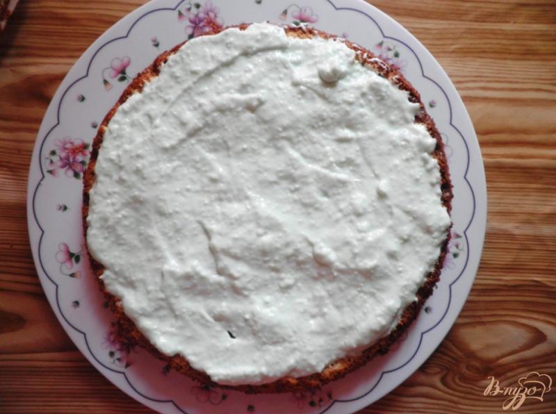 Фото приготовление рецепта: Сметанно-желейный крем для торта шаг №5