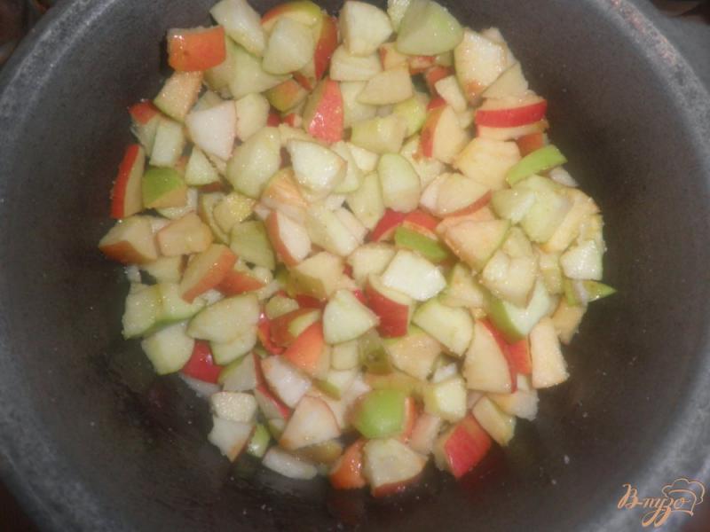 Фото приготовление рецепта: Творожно-рисовая запеканка с яблоками шаг №2