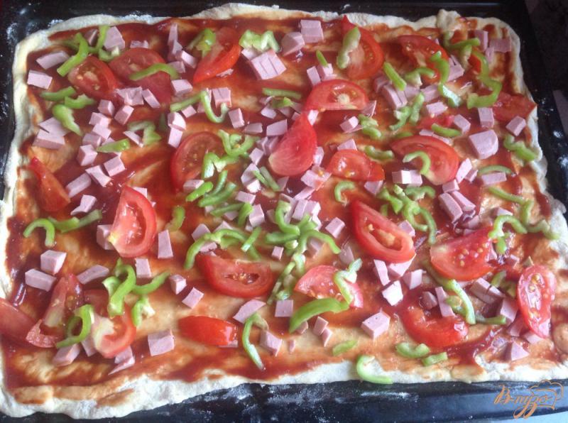 Фото приготовление рецепта: Вкуснейшая пицца с тонким тестом шаг №1
