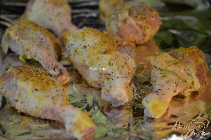 Фото приготовление рецепта: Куриные ножки с цитрусовым и кориандровым вкусом шаг №3
