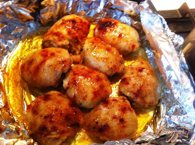 Фото приготовление рецепта: Курица в горчичном маринаде шаг №10