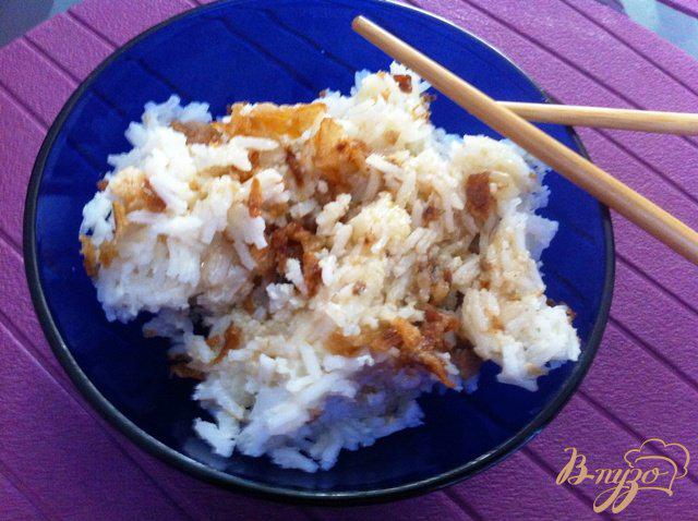 Фото приготовление рецепта: Рис с чесноком по японски шаг №9