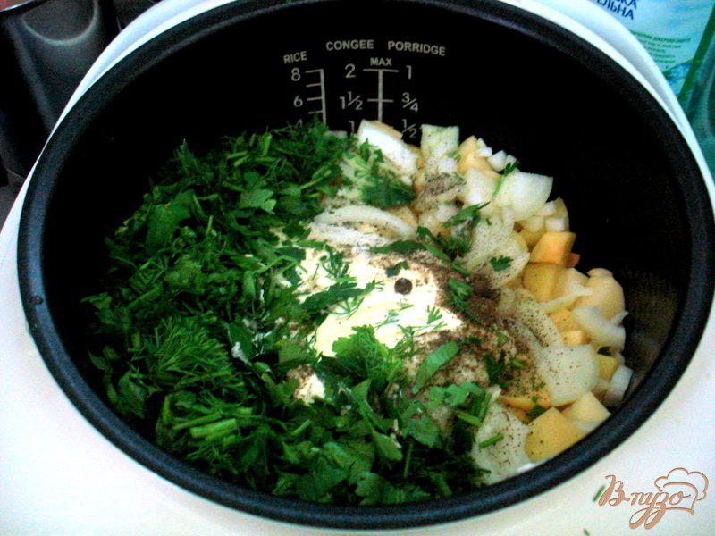 Фото приготовление рецепта: Картофель тушёный в мультиварке шаг №3