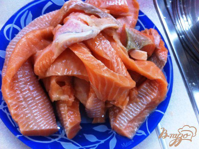 Фото приготовление рецепта: Слабосоленый лосось в вустерском соусе шаг №1