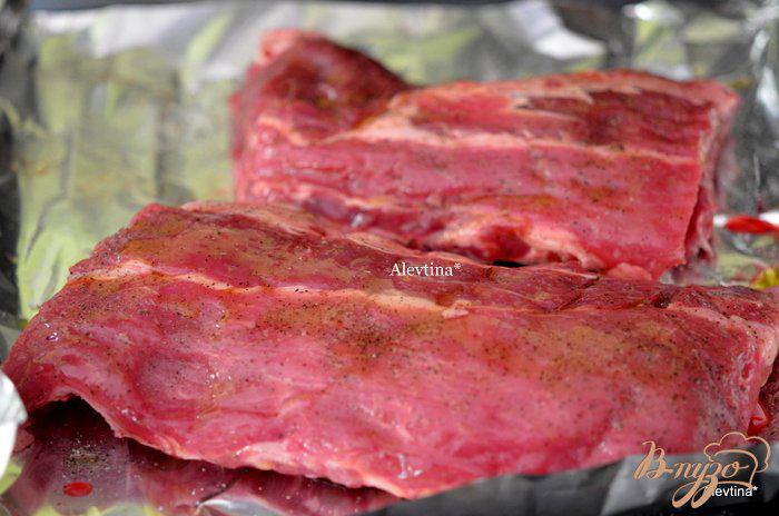 Фото приготовление рецепта: Свиные ребра в итальянском соусе шаг №1