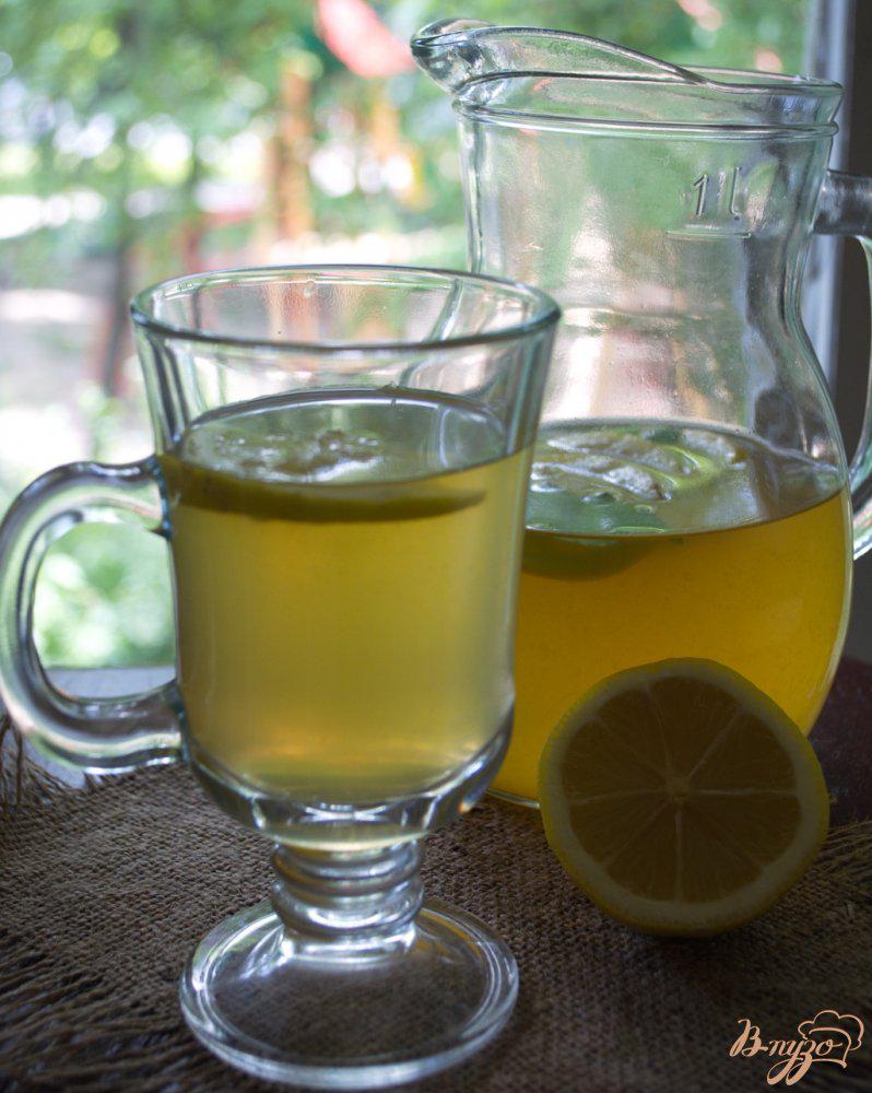 Фото приготовление рецепта: Лимонад на зеленом чае шаг №5