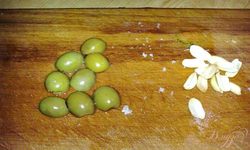 Фото приготовление рецепта: Салат с стручковой фасолью «Витаминный бум» шаг №5