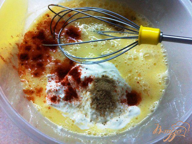 Фото приготовление рецепта: Открытый пирог с цветной капустой шаг №4