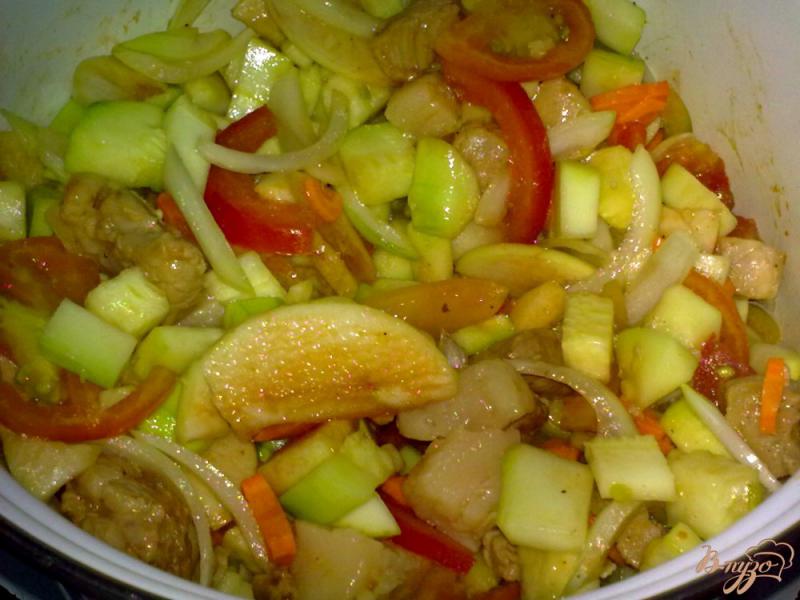 Фото приготовление рецепта: Овощи «Осень» шаг №9