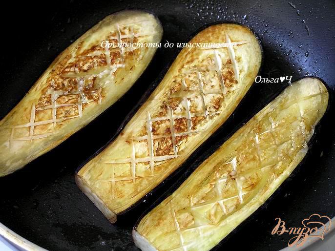 Фото приготовление рецепта: Жареные баклажаны «Пикантные» шаг №3